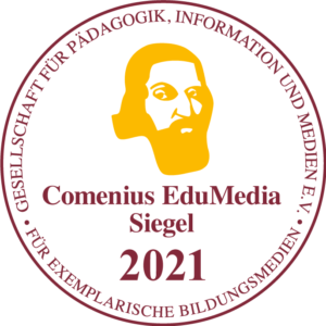 Comenius EduMedia Siegel 2021 für Mathe-Wolli